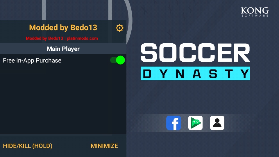 足球王朝内置修改器最新版本(Soccer Dynasty: Club Manager)