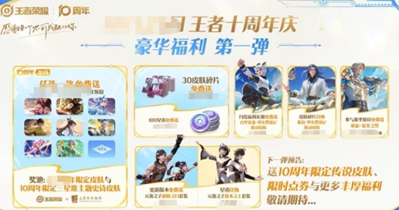 王者荣耀十周年什么时候-王者荣耀周年活动玩法
