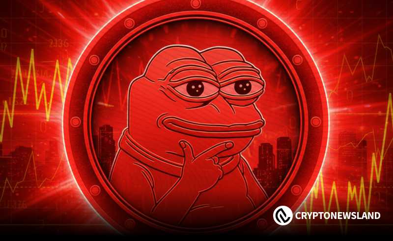 PEPE形成第三个三角形态 目标突破0.00002284美元