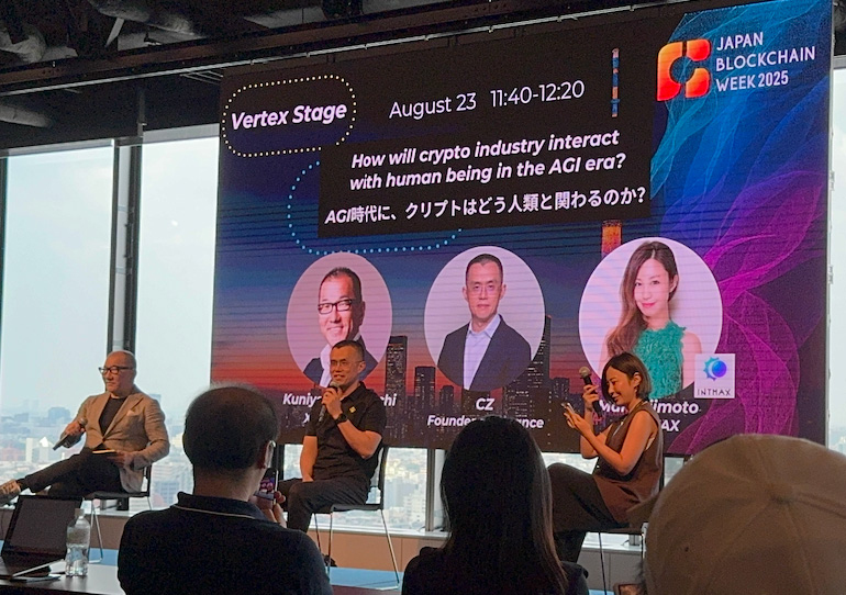 在日本区块链周币安创始人赵长鹏CZ谈AI与区块链的未来：从支付、就业到隐私保护