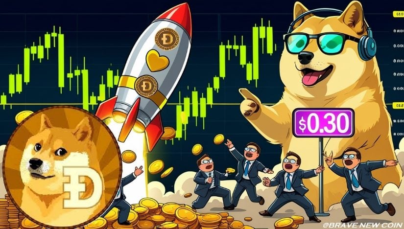 狗狗币（DOGE）价格预测：市场结构指向0.30美元及更高水平，狗狗币或将迎来新一轮上涨