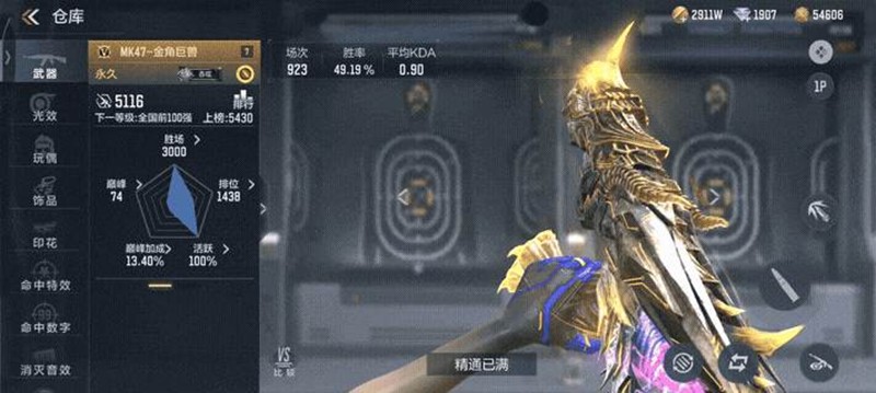 CF手游MK47金角巨兽怎么样-MK47金角评测