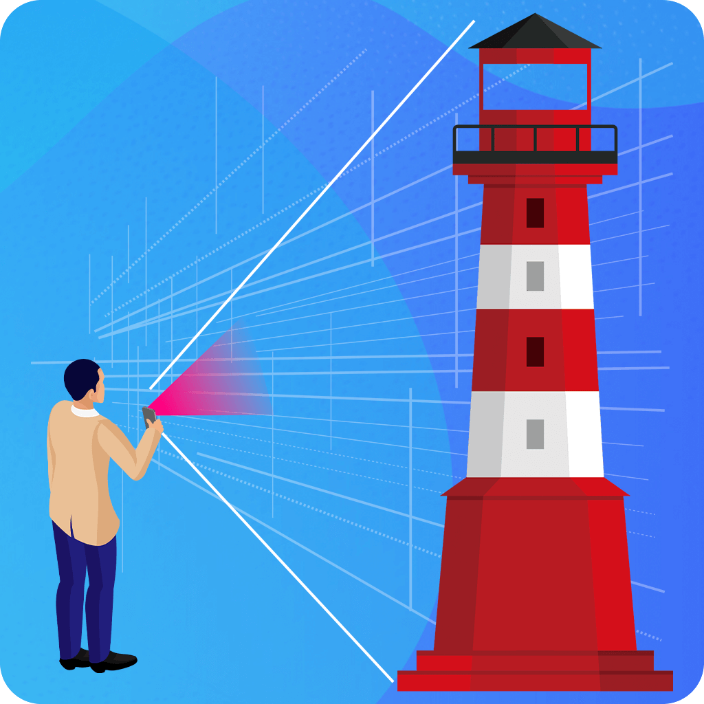 ar尺子测距测量仪 6.3.33