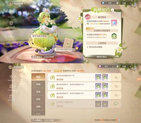 无限暖暖家园系统构想契约-构想契约怎么用划算解读