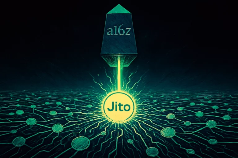 Solana 流动性质押协议 Jito 获 a16z 5,000 万美元投资！$JTO 应声上涨