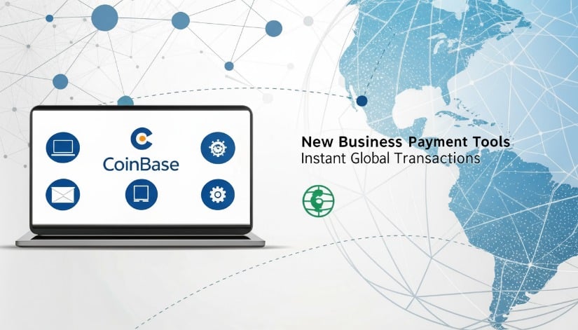 Coinbase推出全新商业支付工具，实现即时全球交易