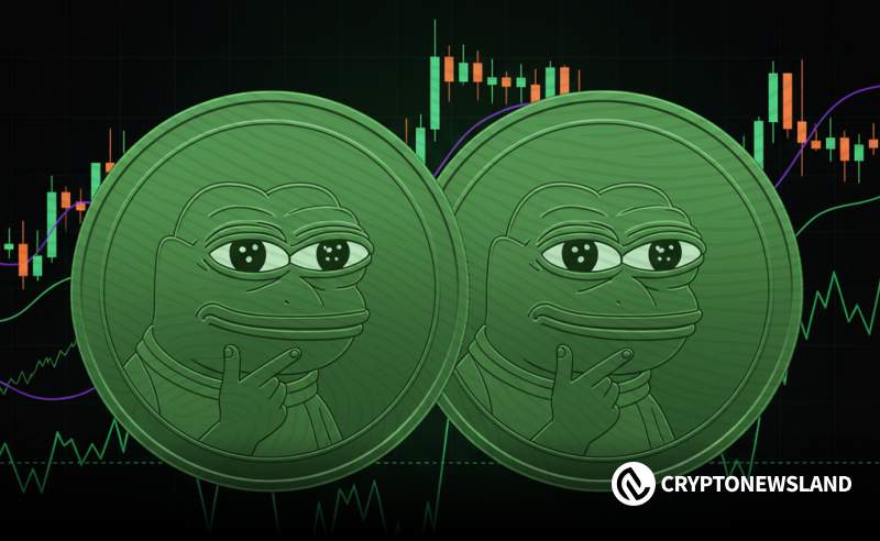 PEPE熊旗形态解析：价格逼近0.000001美元关键区域