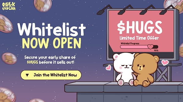 2500万粉丝的选择不会错：Milk & Mocha的$HUGS或将成为2025年最佳加密货币预售项目