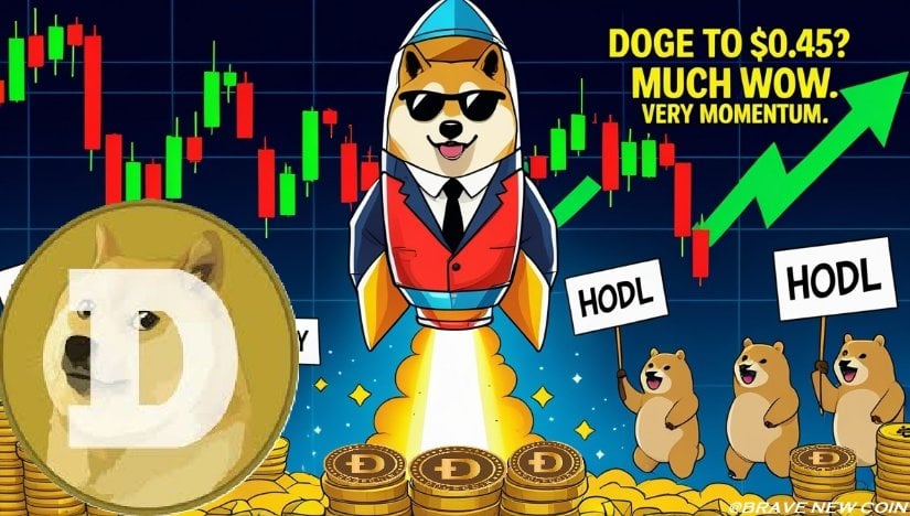 狗狗币（DOGE）价格预测：随着积累量增加，狗狗币蓄势突破0.45美元