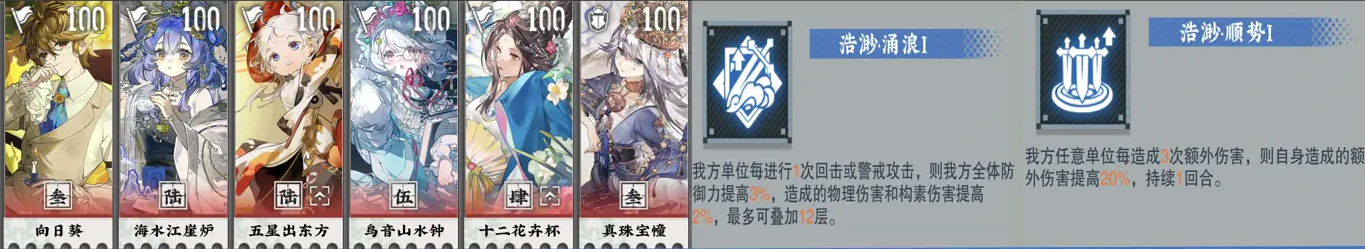 物华弥新驶入烟波推荐阵容搭配详情