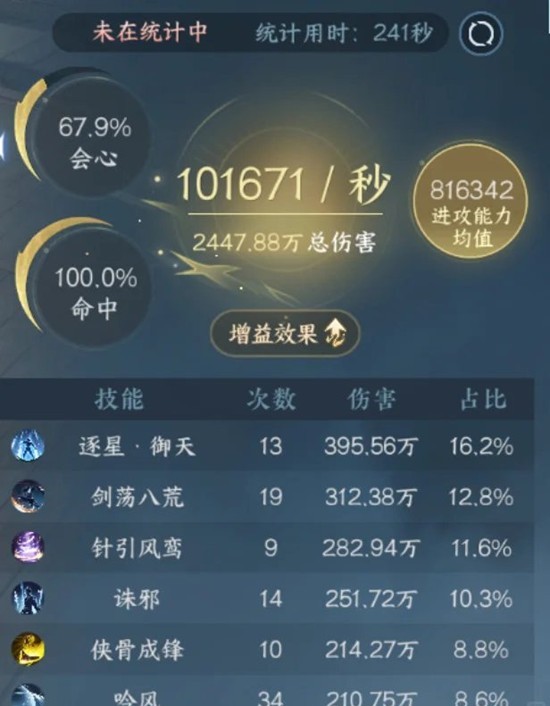 逆水寒新赛季龙吟攻克流搭配-pve一键连招