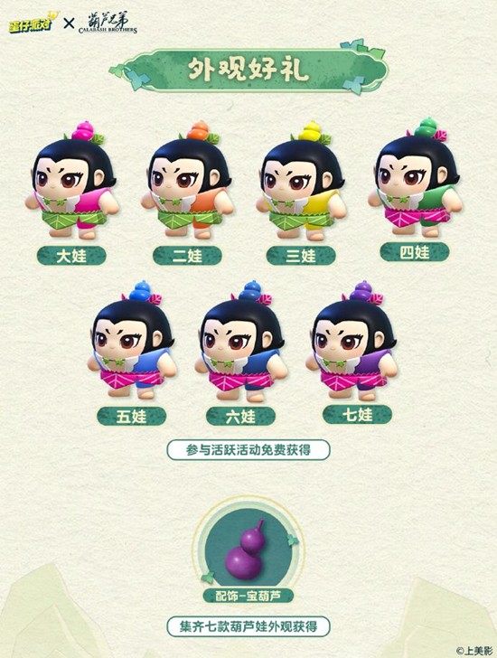 蛋仔派对葫芦兄弟联动什么时候返场-葫芦娃返场时间