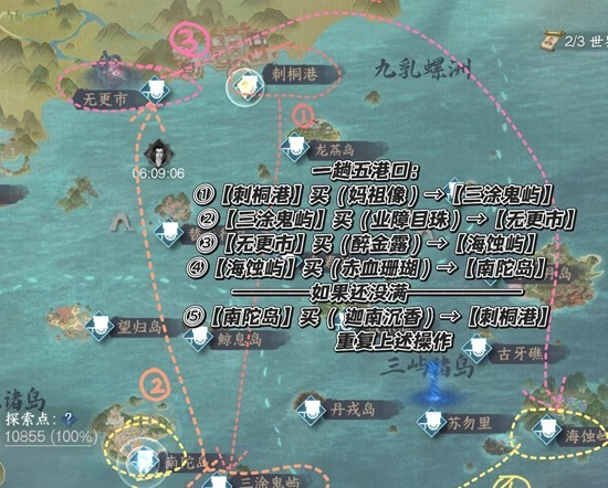 逆水寒手游航海贸易-本周航海特级航海单三连