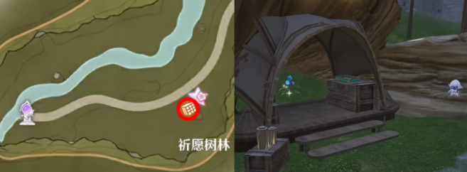 无限暖暖愿望球速达小游戏分布的位置大全