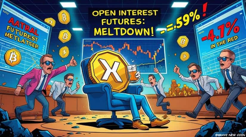 XRP今日动态：XRP价格稳定在2.19美元上方，而期货未平仓合约骤降59%