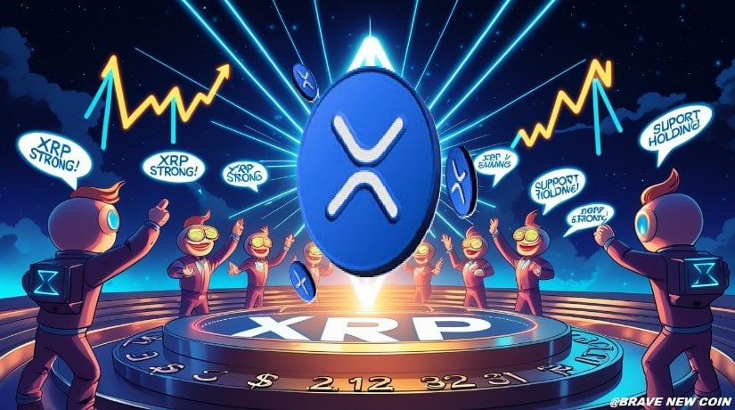 XRP价格预测：XRP坚守2.12美元支撑位，对称三角形预示即将迎来重大突破