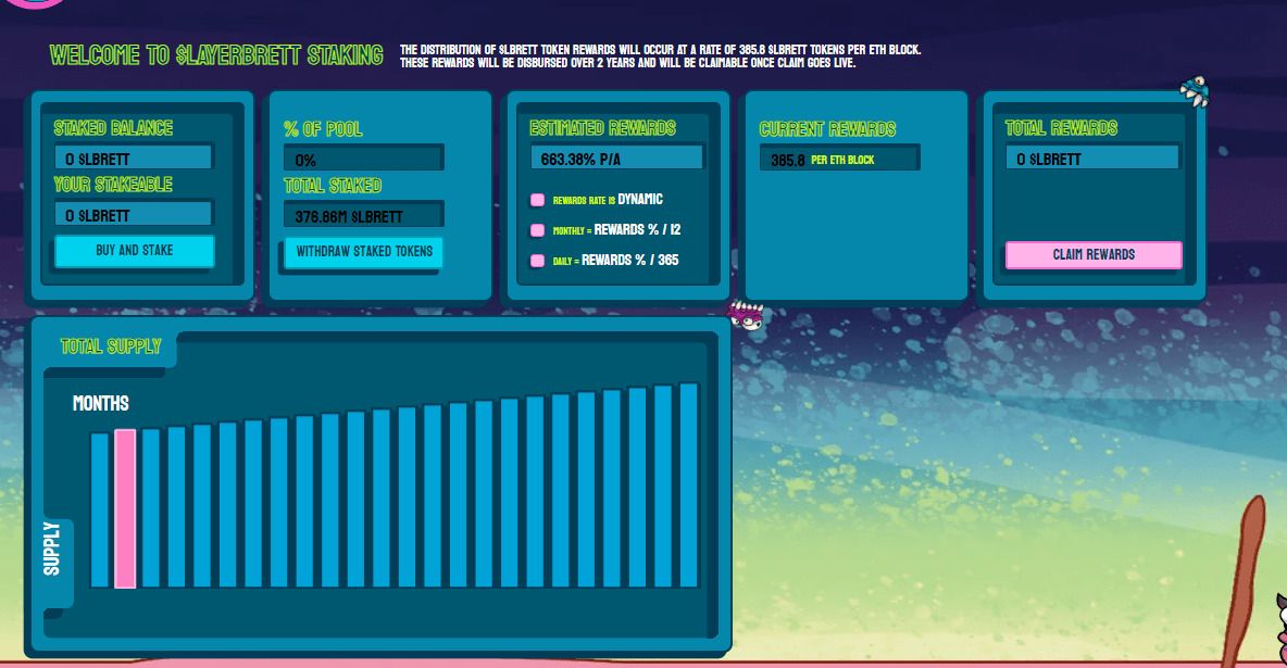Layer Brett质押界面