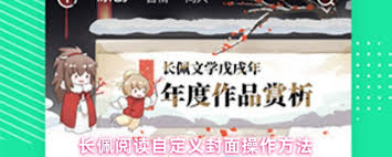 长佩阅读如何自定义封面