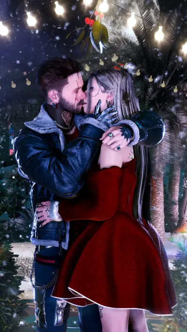 《赛博朋克2077》科技高级定制圣诞服装MOD