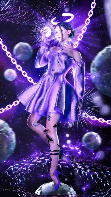 《赛博朋克2077》科技高级定制圣诞服装MOD