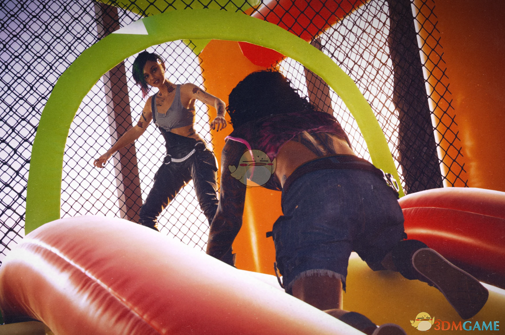 《赛博朋克2077》充气城堡MOD