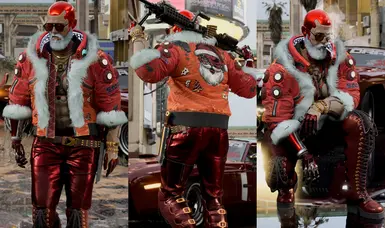 《赛博朋克2077》V字圣诞节夹克MOD