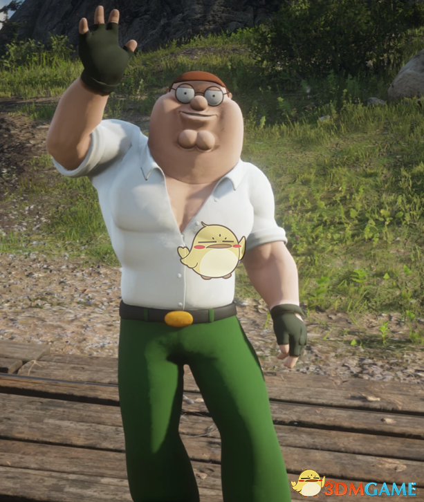 《荒野大镖客2》堡垒之夜皮特·格里芬MOD