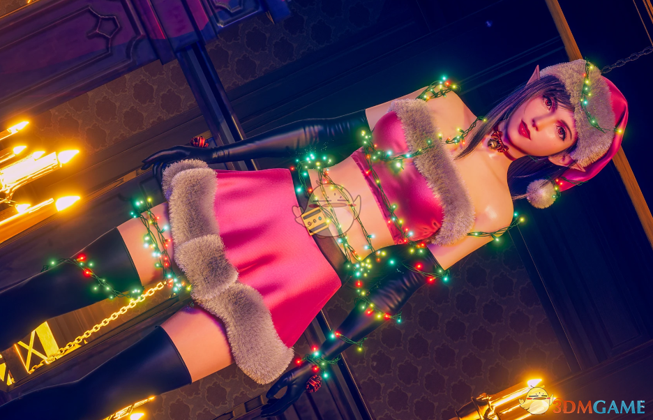 《最终幻想7：重生》蒂法的圣诞小精灵套装MOD