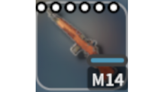 《逃离鸭科夫》6个配件槽的M14MOD