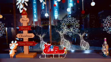 《赛博朋克2077》2025年圣诞节道具MOD