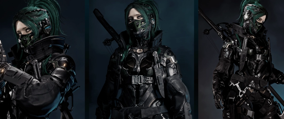 《赛博朋克2077》艾莉西娅马尾美发MOD