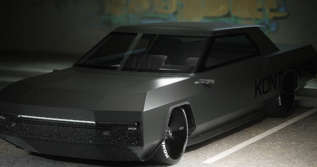 《赛博朋克2077》林肯Kontinental 2090豪华车MOD