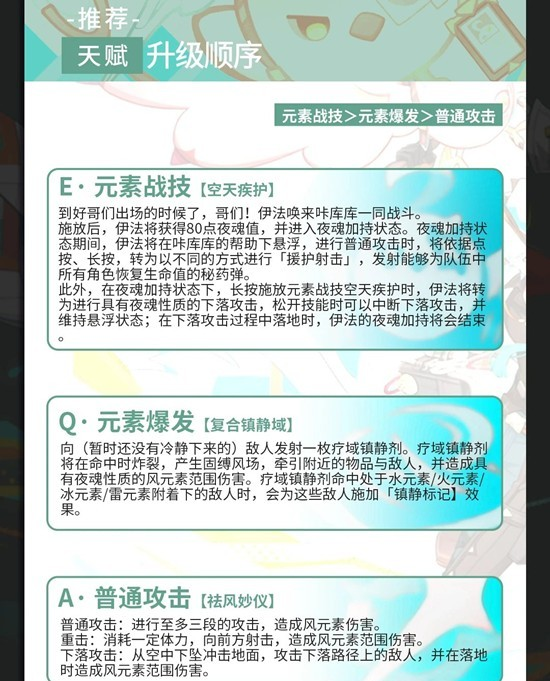 原神角色伊法培养攻略