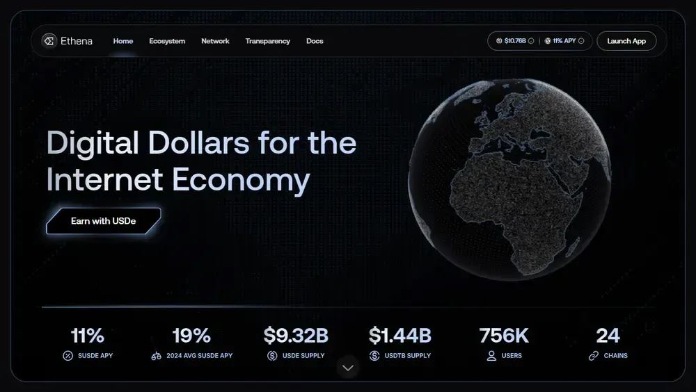 Ethena(ENA)是什么？全面解析ENA代币机制与USDe、sUSDe、USDtb
