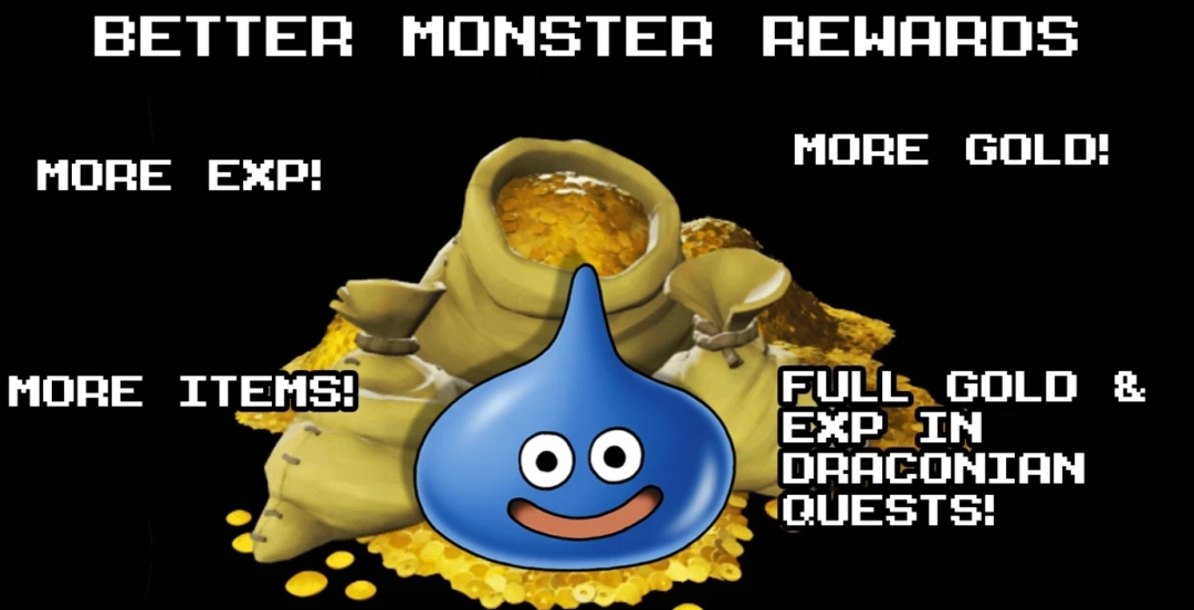 《勇者斗恶龙1&2:HD-2D重制版》更好的怪物奖励MOD