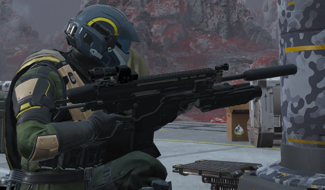 《绝地潜兵2》使命召唤TAQ-V战斗步枪MOD