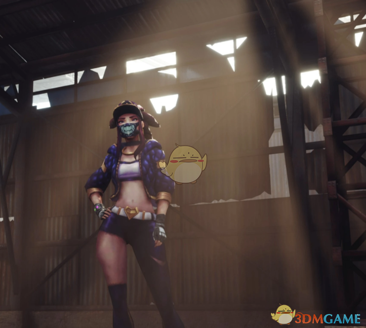 《最终幻想7：重制版》K/DA阿卡丽替换蒂法MOD