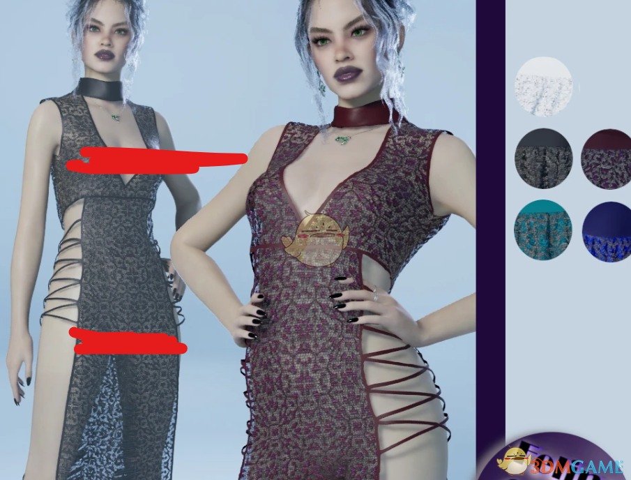 《InZOI》蕾丝系带睡衣MOD