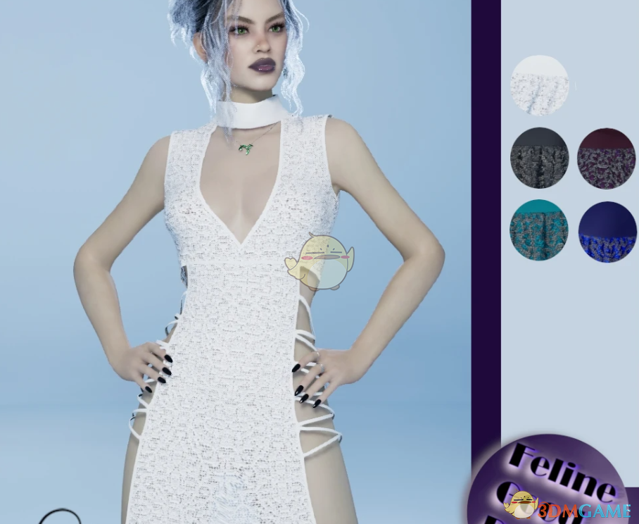 《InZOI》蕾丝系带睡衣MOD