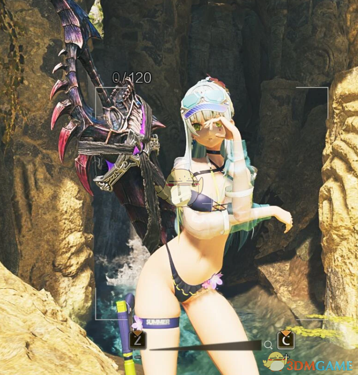 《怪物猎人：荒野》少女前线2泳装可露凯外观MOD