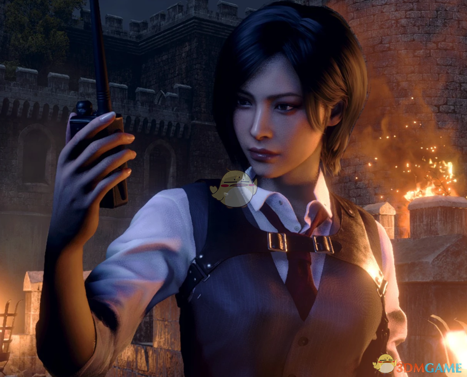 《生化危机4：重制版》艾达的RE2黑色电影服装MOD