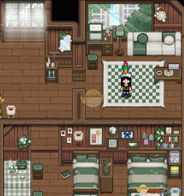 《星露谷物语》自然绿色家具MOD