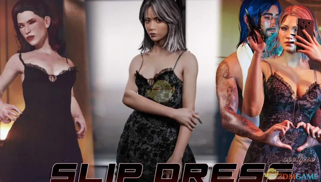 《赛博朋克2077》性感蕾丝吊带裙MOD