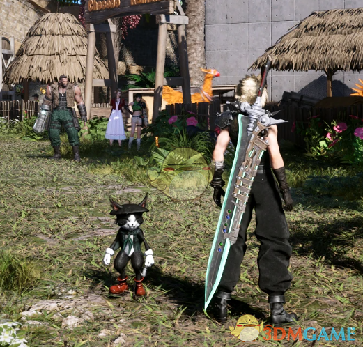 《最终幻想7：重生》猫凯特的巴斯克风格服装MOD