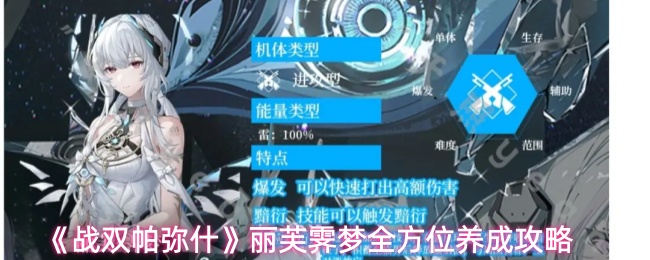 《战双帕弥什》丽芙霁梦全方位养成攻略