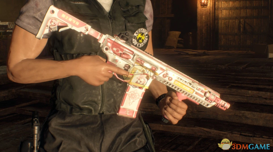 《生化危机4：重制版》CQBR突击步枪的蔚蓝档案皮肤MOD