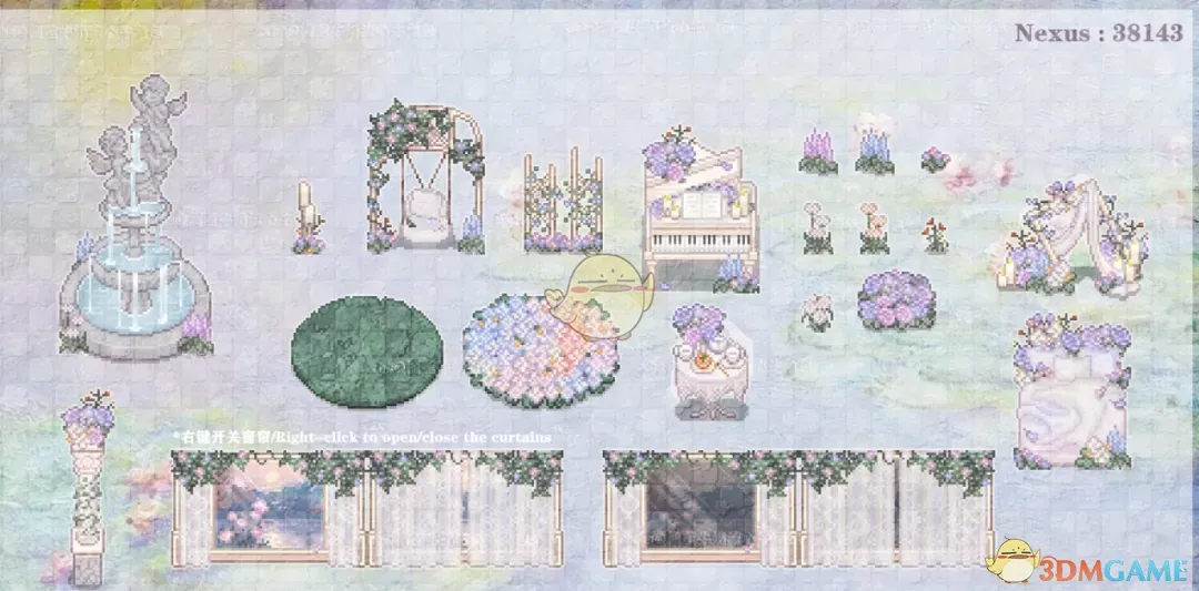 《星露谷物语》莫奈花园建筑包MOD