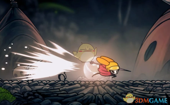 《空洞骑士：丝之歌》大黄蜂的美团骑手头盔MOD