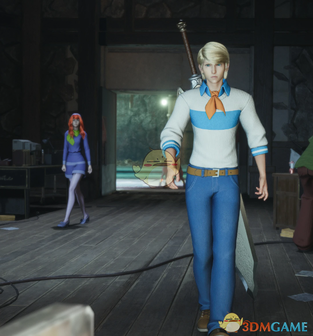 《最终幻想7：重生》克劳德的史酷比2弗雷德套装MOD