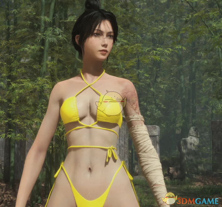 《明末：渊虚之羽》无常的橙黄色细带比基尼MOD